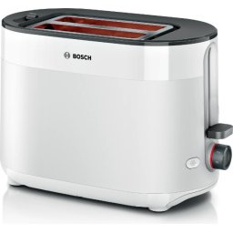 Тостер Bosch TAT2M121, MyMoment Compact toaster, 950 W, Auto power off, Defrost and reheat setting, Integrated warming grid, Hig