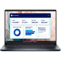 Лаптоп Dell Pro 14 Plus (PB14250) - Intel Core Ultra 7 255U, 14" FHD+, 16GB DDR5, 512GB SSD, Windows 11 Pro