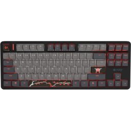Клавиатура Fury Gaming Keyboard Kanabo K6, US layout, Magnetic backlight, Mechanical, Black-Grey