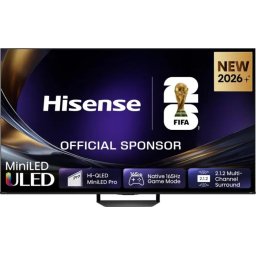 Телевизор Hisense 65"U7S Pro, 4K Ultra HD 3840x2160, ULED, FALD, Quantum Dot, 165Hz, IPS, HDR 10+, HLG, Dolby Vision IQ, Dolby A