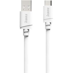 HAMA Кабел USB-A - USB-C, 2 м, бял