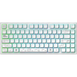 Геймърскa безжична клавиатура Dark Project ALU81A Terra Nova R2 White RGB