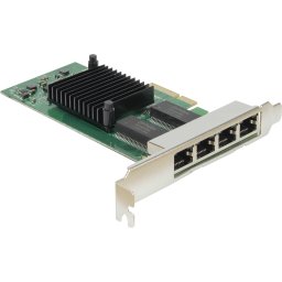 Мрежова карта Inter-Tech Argus ST-7238 PCIe, 4xRJ45 Gigabit