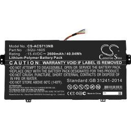 Батерия за лаптоп ACER Spin 7 SF713-51 SP714-51, SQU-1605 LiPo 15.4V 2600mAh CAMERON SINO