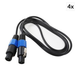 FrontStage PA кабел комплект от 4-части 2m защита срещу пречупване (PL-4X10721)