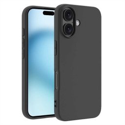 Силиконов гръб за iPhone 17 - черен