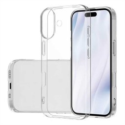 Силиконов гръб за iPhone 17 - прозрачен