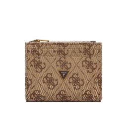 Guess Портфейл SMMALO LEA03 Кафяв