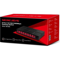 Суич Mercusys MS108G - 8-портов Gigabit
