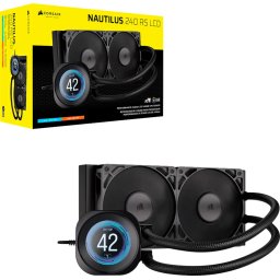Охладител Corsair NAUTILUS 240 LCD, 240mm Radiator, Liquid CPU Cooler