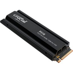 Crucial P310 1TB PCIe Gen4 2280 NVMe M.2 SSD with heatsink