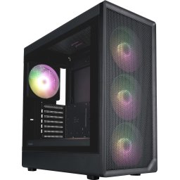 1stPlayer кутия Case ATX - AU8 Black - 4 x 140 mm A-RGB fans included, USB-C