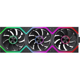 Gamemax Комплект вентилатори Fan Pack 3-in-1 3x120mm - FN12A-N2 WL-R - Reverse, Daisy-Chain, A-RGB