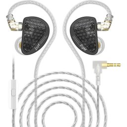 KZ професионални слушалки Hi-Fi In-Ear-Monitors - AS16 PRO - Mic, Black