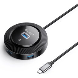 Orico хъб USB3.0 HUB Type-C - 4 x USB3.0 - YK2-C3-03-BK