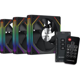 Xigmatek Комплект вентилатори Fan Pack 3-in-1 3x120mm - Infinity G22A - Infinity Mirror, A-RGB