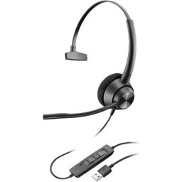 HP Poly EncorePro 310 EncorePro 300 series headset on-ear wired active noise cancelling USB-A black