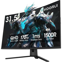 Монитор KOORUI 32E6QC - 32" QHD VA 170Hz Curved