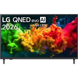 Телевизор LG 43QNED81B3C, 43" 4K QNED MiniLED Smart TV, 3840x2160, DVB-T2/C/S2, Alpha 7 AI Processor, HDR10/HLG, webOS 26 ThinQ,