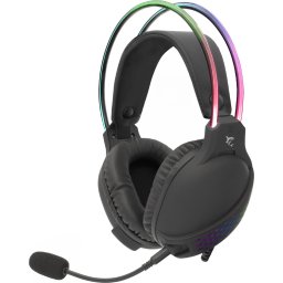 White Shark геймърски слушалки Gaming Headphones OX - 50mm, PS5, PS4, PC, Black