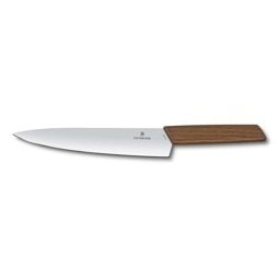 Кухненски нож Victorinox Swiss Modern Carving Knife, универсален, 22 см, неръждаема стомана, кафява