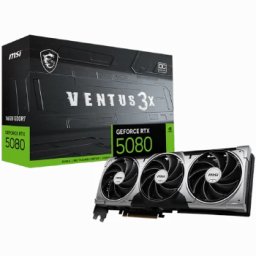 MSI Video Card Nvidia GeForce RTX 5080 16G VENTUS 3X OC RTX_5080_16G_VENTUS_3X_OC