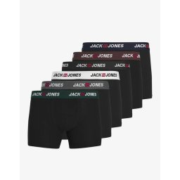 JACK&JONES Jaccorp Logo Boxer Briefs All Black 6 Pack