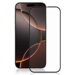 Удароустойчив стъклен протектор за екран марка Mocolo за iPhone 17 - с черна рамка