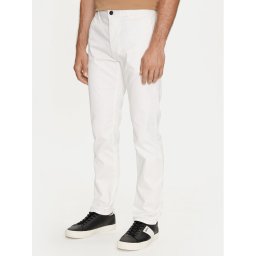 BOSS Чино панталони Chino_Slim 50510933 Бял Slim Fit