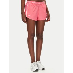 Under Armour Спортни шорти Tech™ Play Up 1389882 Розов Regular Fit