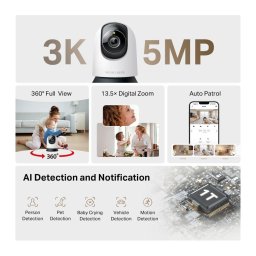 AI домашна охранителна Wi-Fi Pan/Tilt камера Mercusys MC230