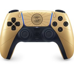 Геймпад Sony PS5 DualSense - 007 First Light Limited Edition, безжичен, за PlayStation 5, златен