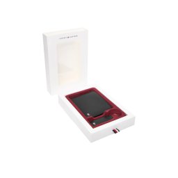 Tommy Hilfiger Компелкт портфейл и ключодържател Gp Eton Cc And Coin Pckt Keyfob AM0AM07931 Черен