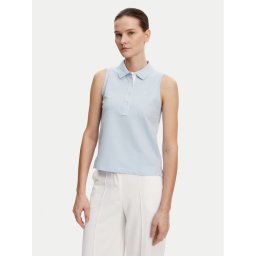 Gant Тениска с яка и копчета 4200560 Син Regular Fit