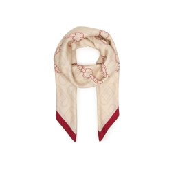 Tommy Hilfiger Шал Chain Silk Large Scarf AW0AW18277 Червен