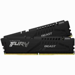 Kingston 64GB 6000MT/s DDR5 CL36 DIMM (Kit of 2) FURY Beast Black KF560C36BBE2K2-64