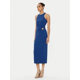 Patrizia Pepe Коктейлна рокля 8A1427/J129-CA37 Син Regular Fit