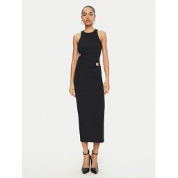 Patrizia Pepe Коктейлна рокля 8A1427/JZ26-K103 Черен Regular Fit
