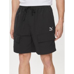 Puma Спортни шорти Classics 624262 Черен Relaxed Fit