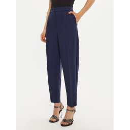 Bruuns Bazaar Текстилни панталони Cindy BBW2393 Тъмносин Loose Fit