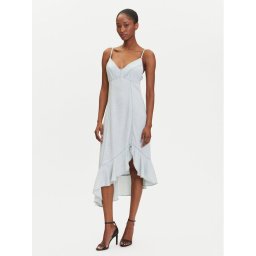 Guess Ежедневна рокля W5GK44 D5N81 Син Regular Fit