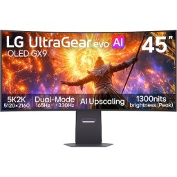 Монитор LG UltraGear 45GX950B-B - 45" 5K2K OLED 165Hz, Curved 800R