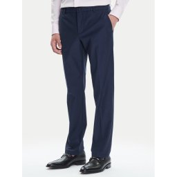 Guess Текстилни панталони M4YB01 WG9Z2 Тъмносин Slim Fit