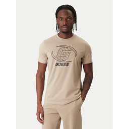 Guess Тишърт Z6RI06 I3Z14 Бежов Regular Fit