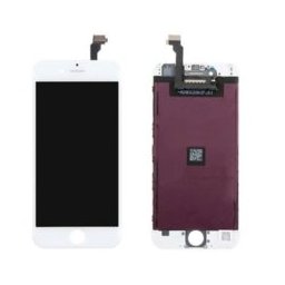 Дисплей за Apple iPhone 6, LCD, с тъч, бял