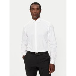 Hugo Риза C-Jenno 50289499 Бял Slim Fit