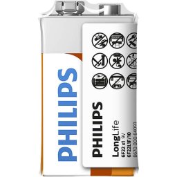 Philips Longlife батерия 9V (E), 1-foil
