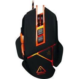 CANYON Optical gaming mouse, adjustable DPI setting 800/1000/1200/1600/2400/3200/4800/6400, LED backlight, moveable weight slot