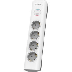 PHILIPS Surge protector 4 outlets - 3680W 16A