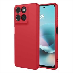 Силиконов гръб за Motorola G57 Power 5G - червен